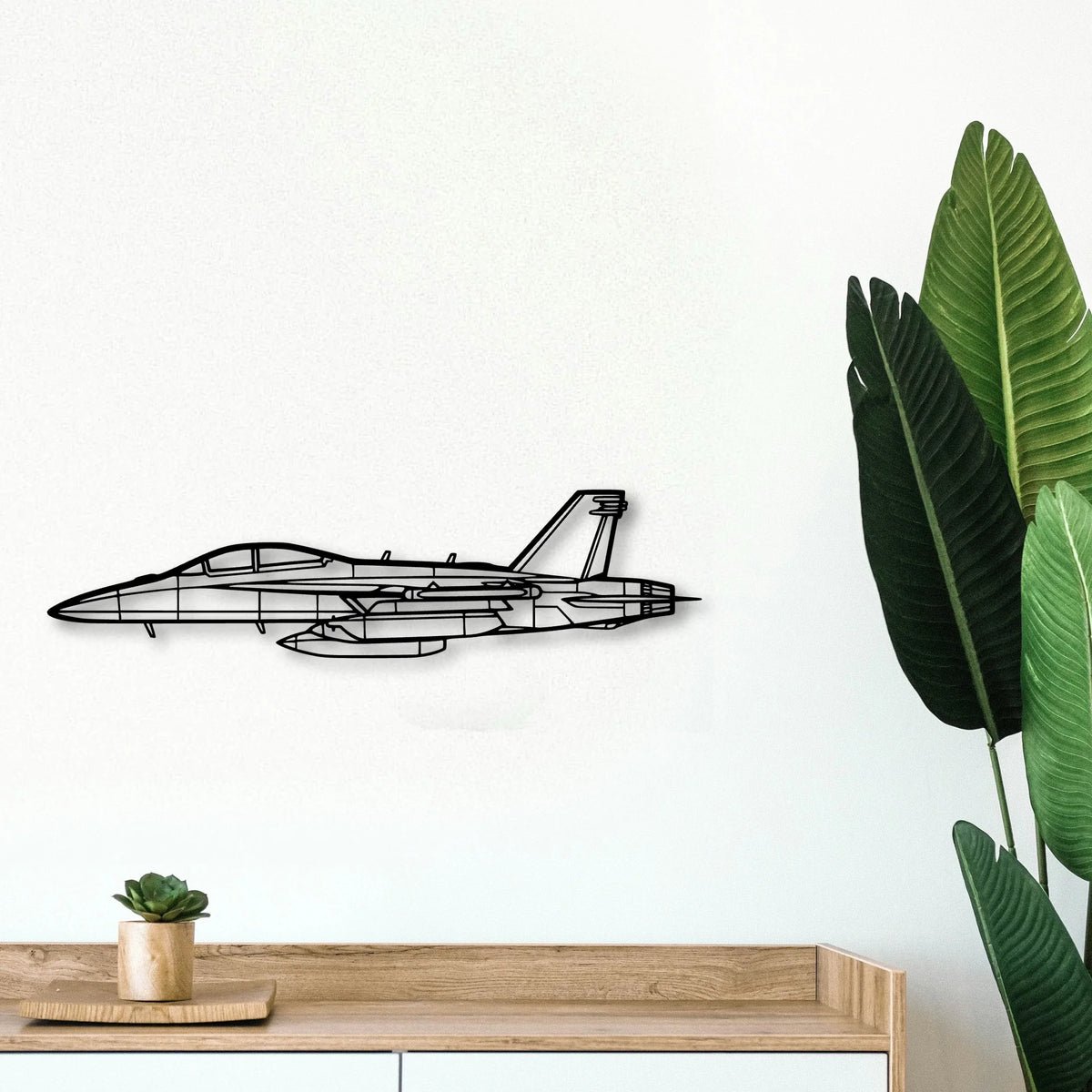 108 2 5 Classic Aircraft Silhouette Metal Wall Art - Tinvibe