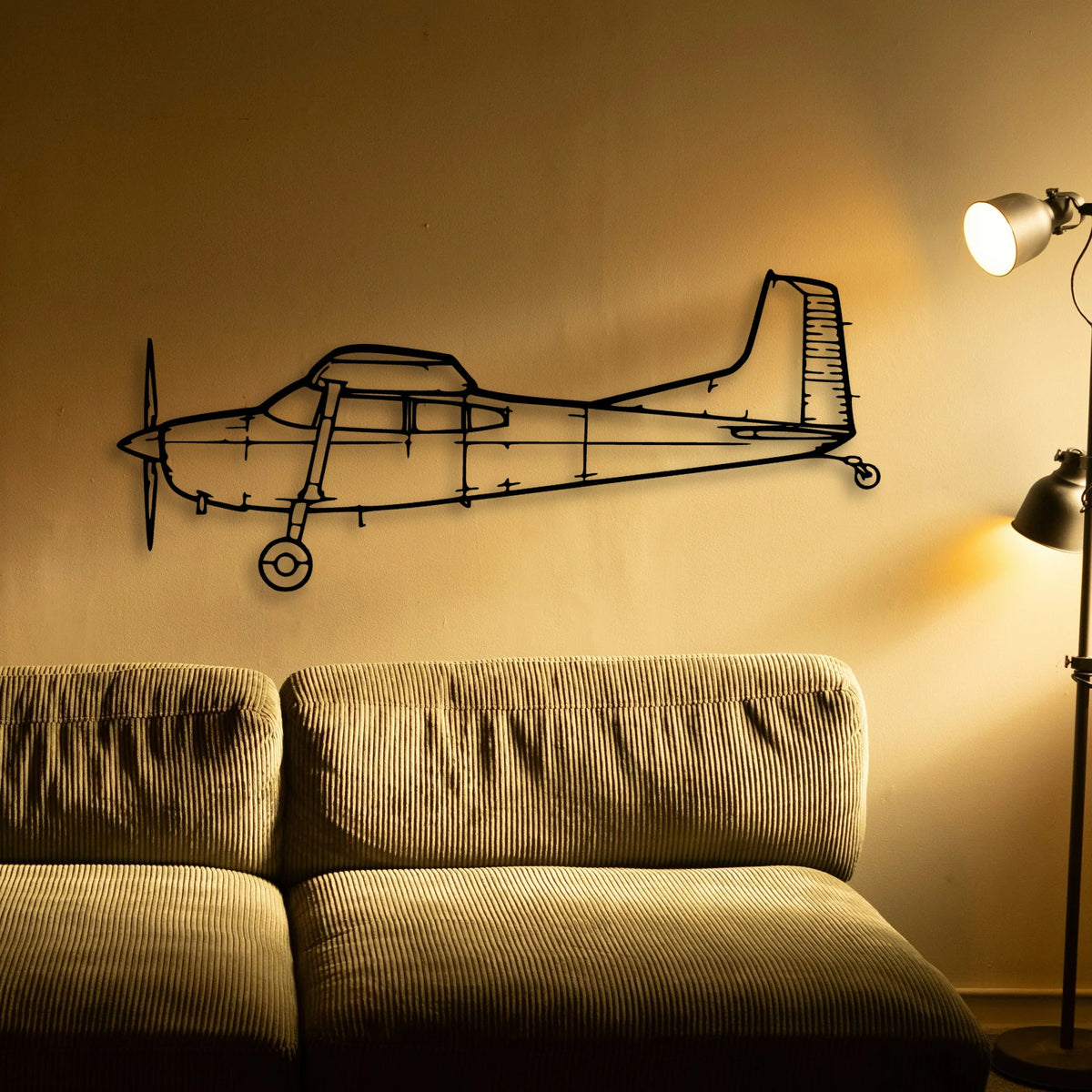 180K 2 Classic Aircraft Silhouette Metal Wall Art - Tinvibe