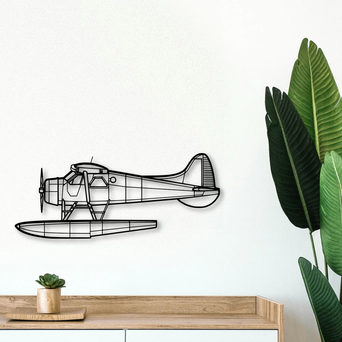 201 Standard Libelle 2 Classic Aircraft Silhouette Metal Wall Art - Tinvibe