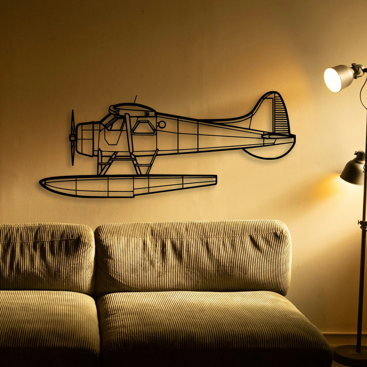201 Standard Libelle 2 Classic Aircraft Silhouette Metal Wall Art - Tinvibe
