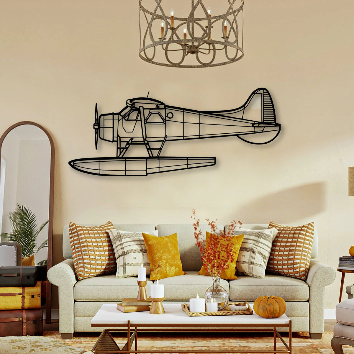 201 Standard Libelle 2 Classic Aircraft Silhouette Metal Wall Art - Tinvibe