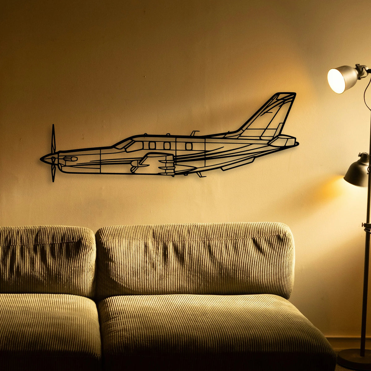 201 Standard Libelle Classic Aircraft Silhouette Metal Wall Art - Tinvibe