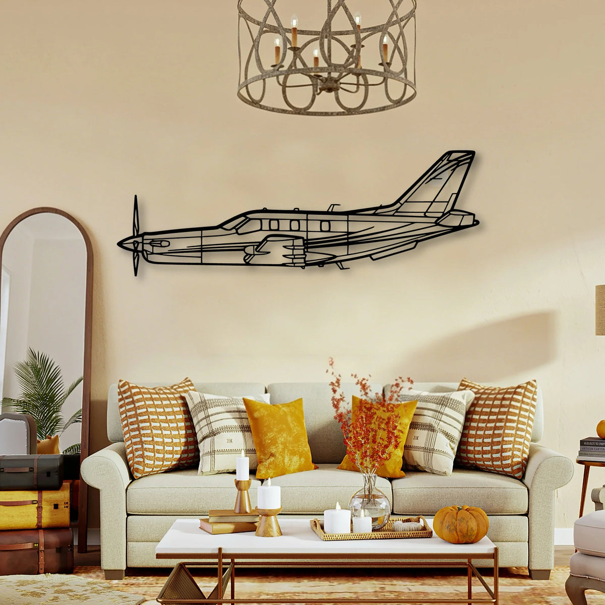 201 Standard Libelle Classic Aircraft Silhouette Metal Wall Art - Tinvibe