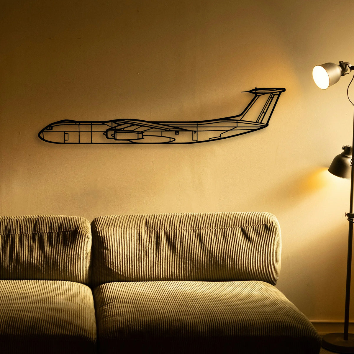 206 2 Classic Aircraft Silhouette Metal Wall Art - Tinvibe