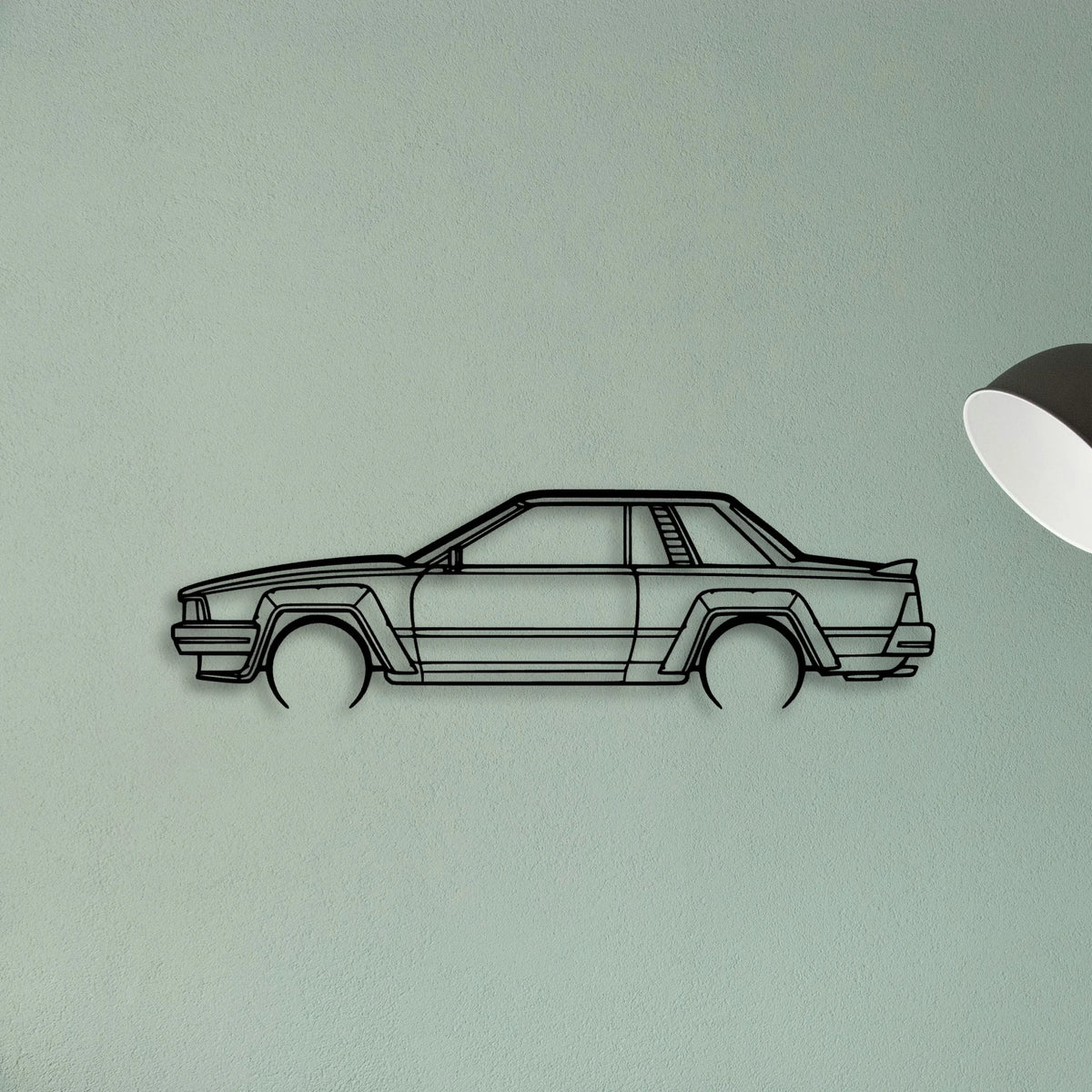 240RS 1983 Classic Silhouette Metal Wall Art - Tinvibe