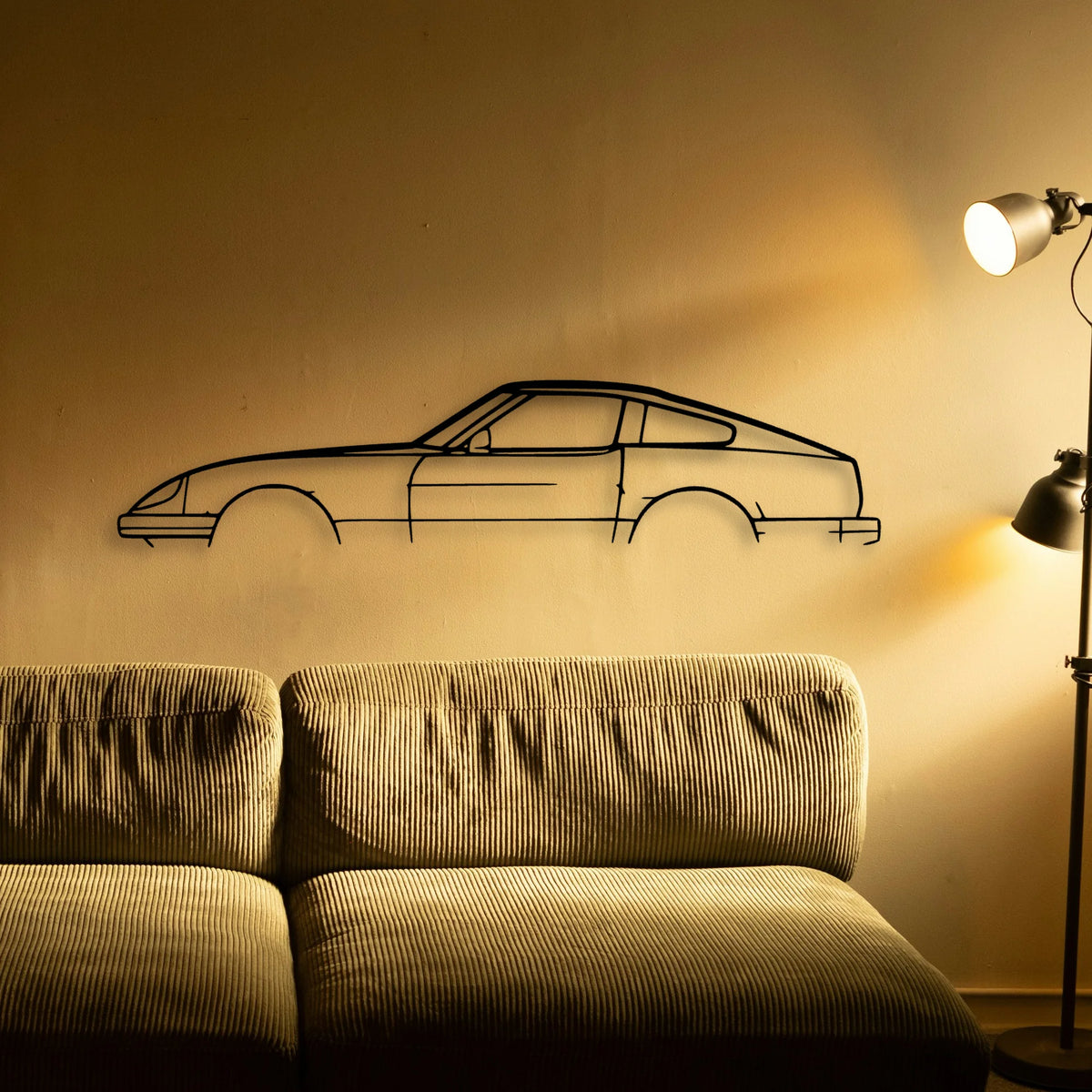 280ZX Classic Silhouette Metal Wall Art - Tinvibe