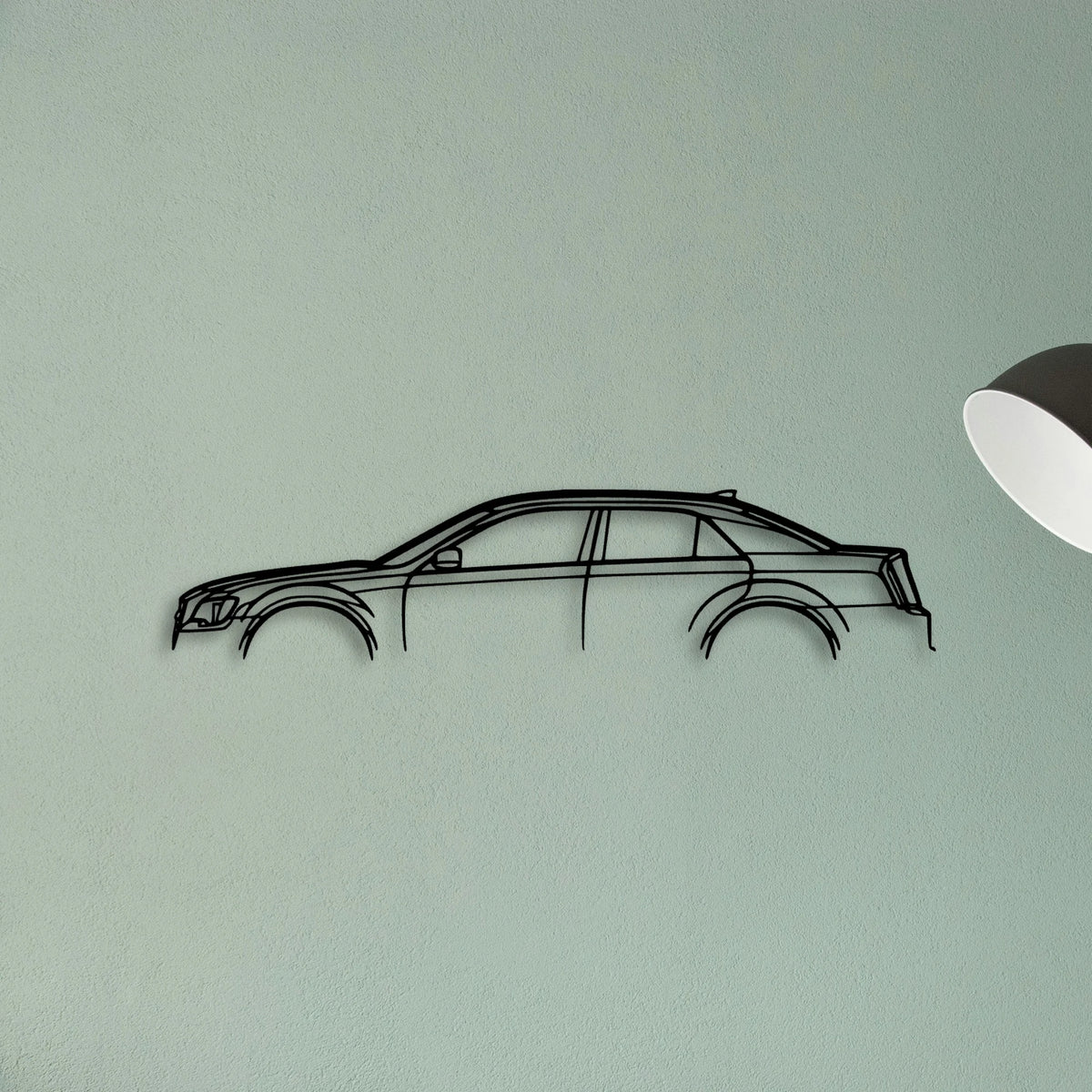 300 S 2016 Classic Silhouette Metal Wall Art - Tinvibe