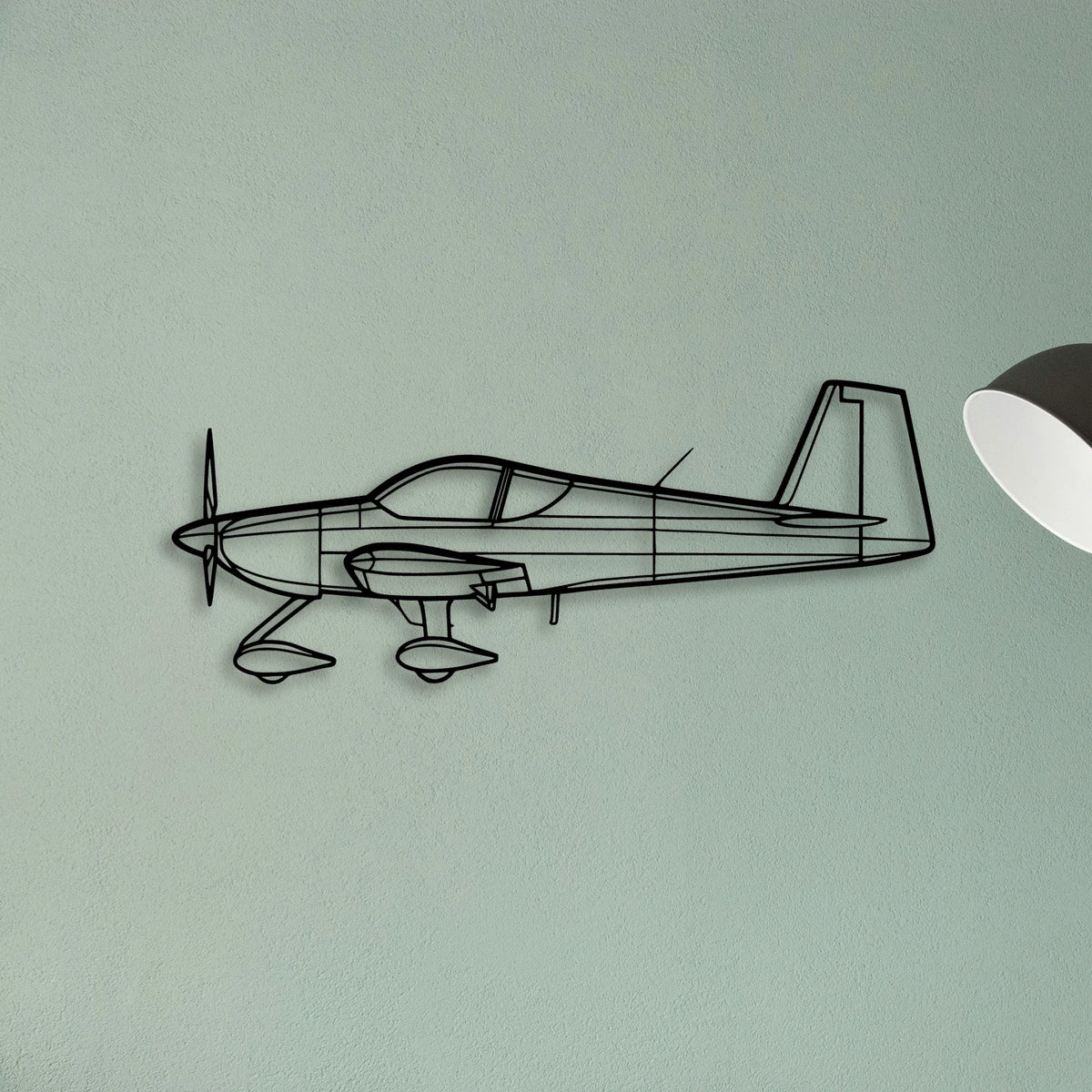 310R 2 Classic Aircraft Silhouette Metal Wall Art - Tinvibe