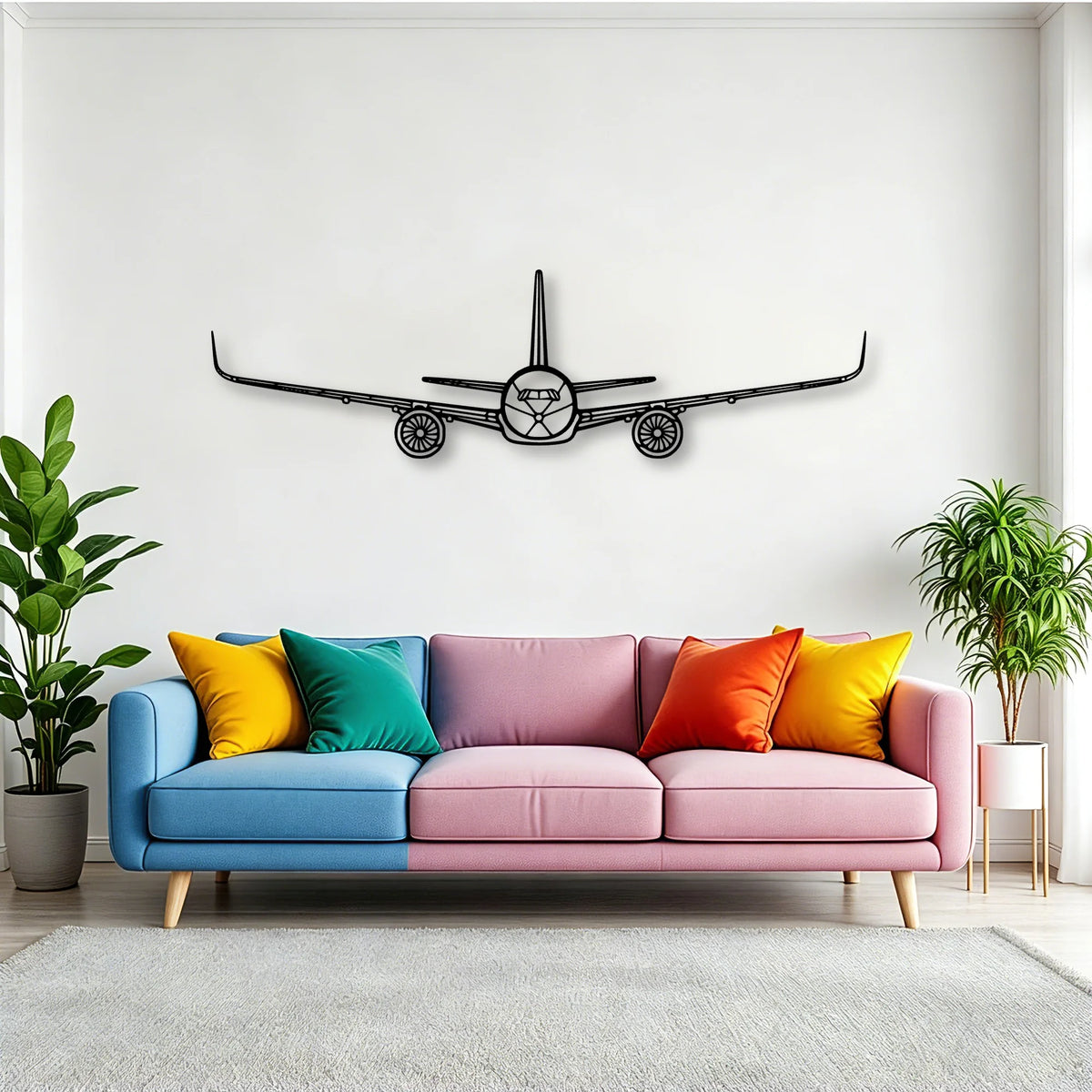 310R 3 Classic Aircraft Silhouette Metal Wall Art - Tinvibe