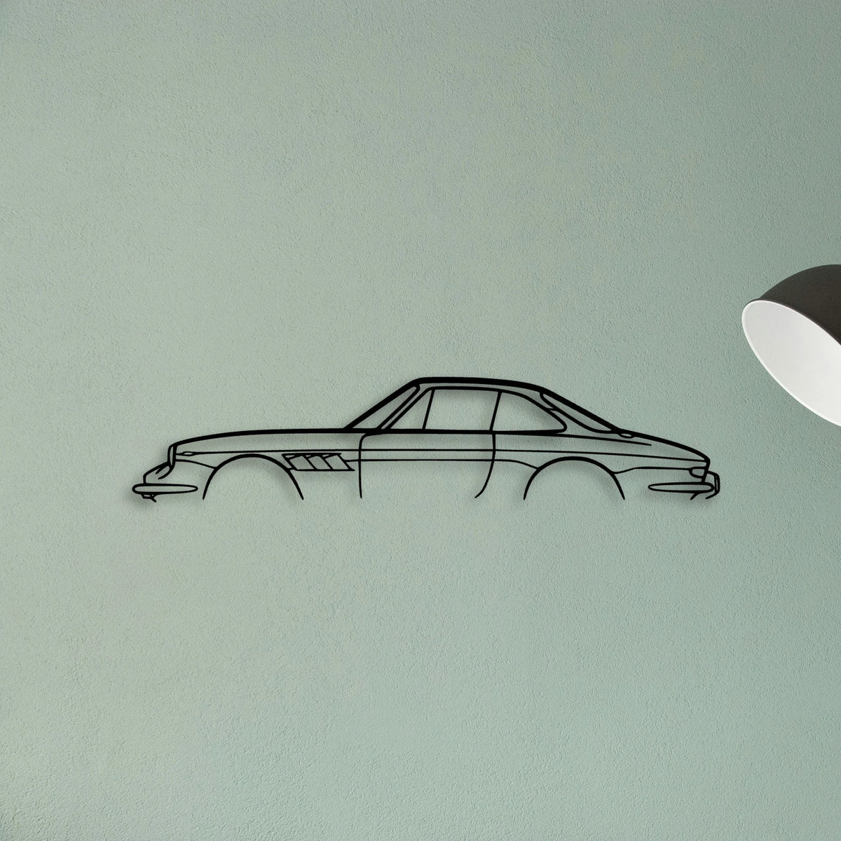 330 GTC Classic Silhouette Metal Wall Art - Tinvibe