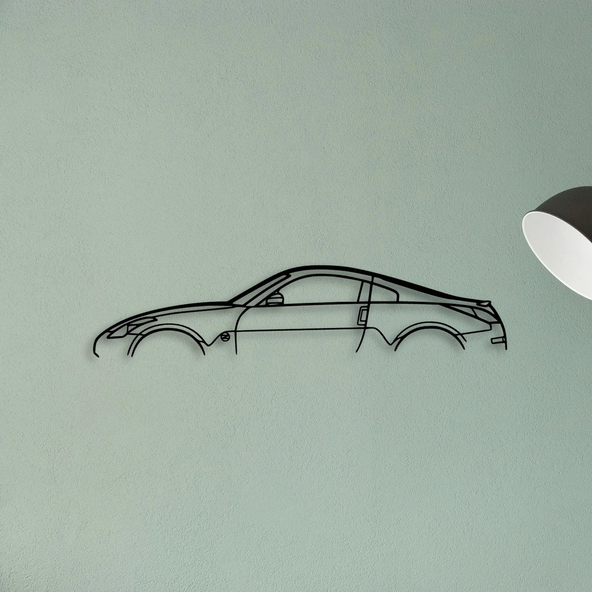 350Z 2 Classic Silhouette Metal Wall Art - Tinvibe