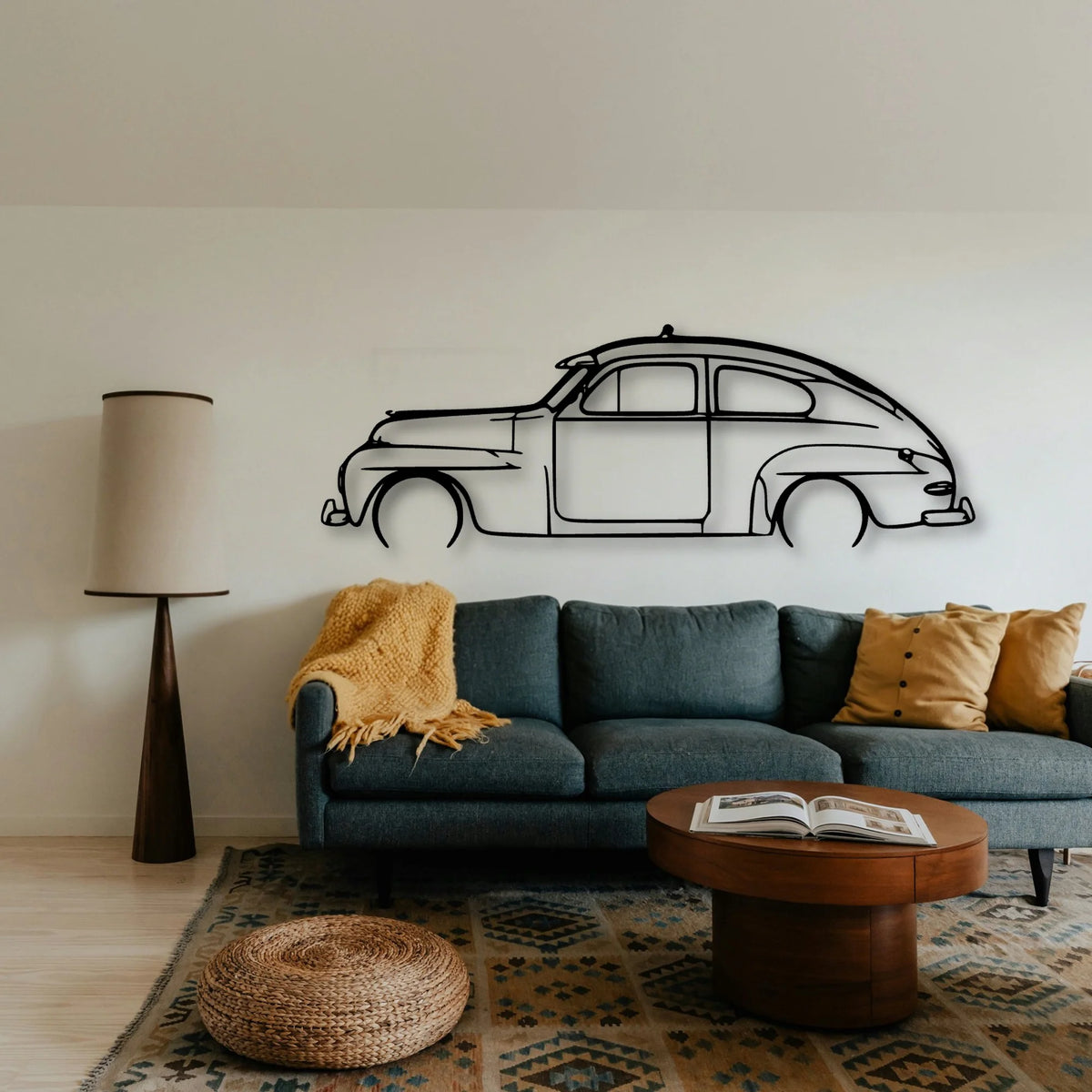 444 1952 Classic Silhouette Metal Wall Art - Tinvibe
