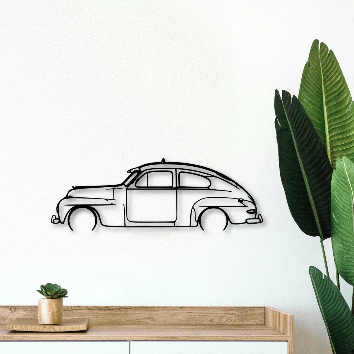 444 1952 Classic Silhouette Metal Wall Art - Tinvibe