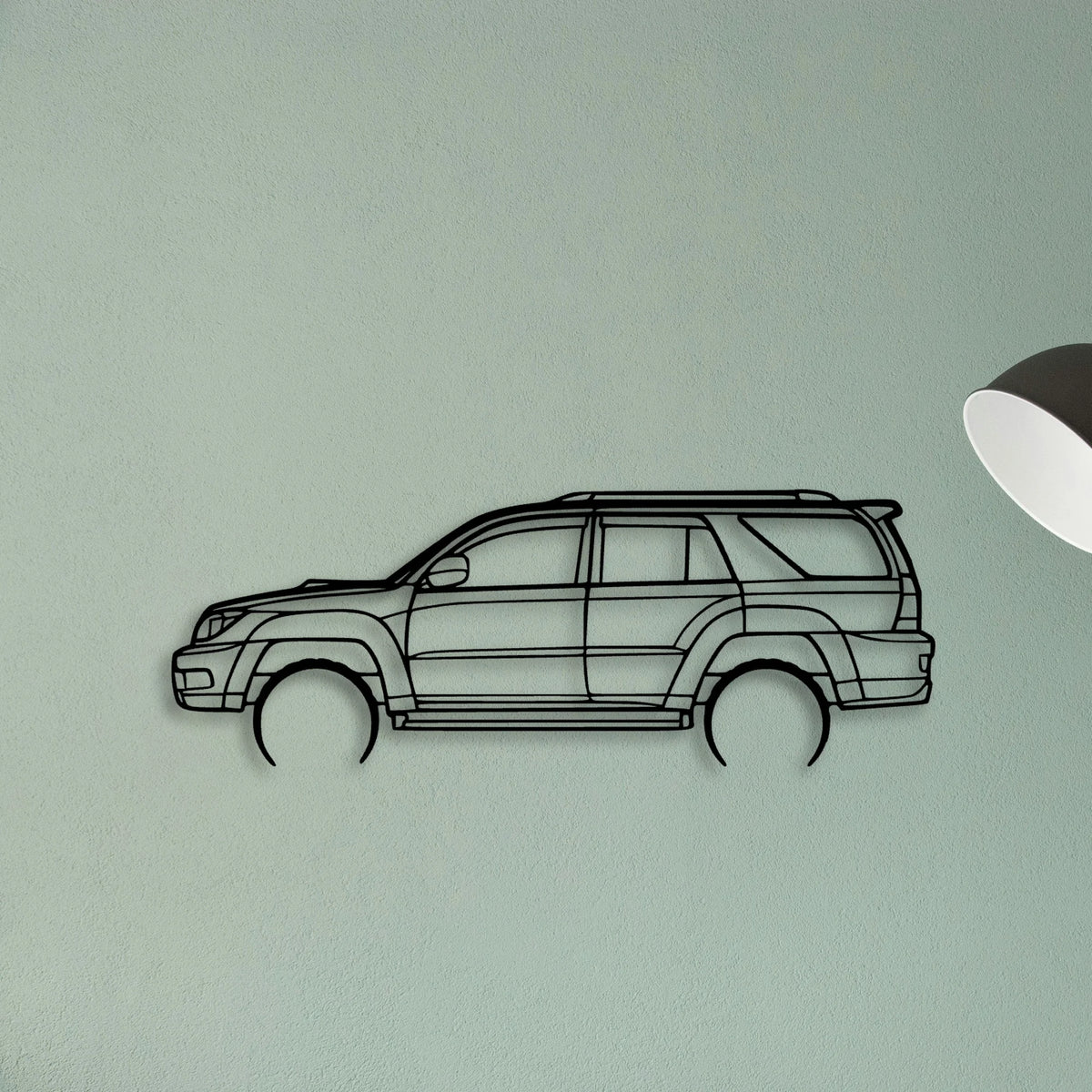 4Runner 2003 Classic Silhouette Metal Wall Art - Tinvibe
