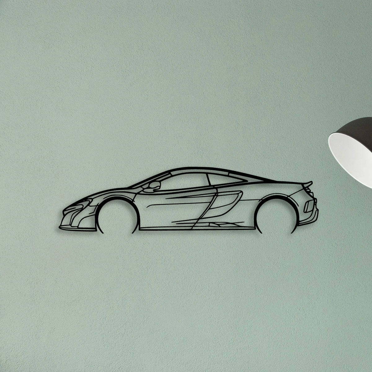 675 LT 2016 Classic Silhouette Metal Wall Art - Tinvibe