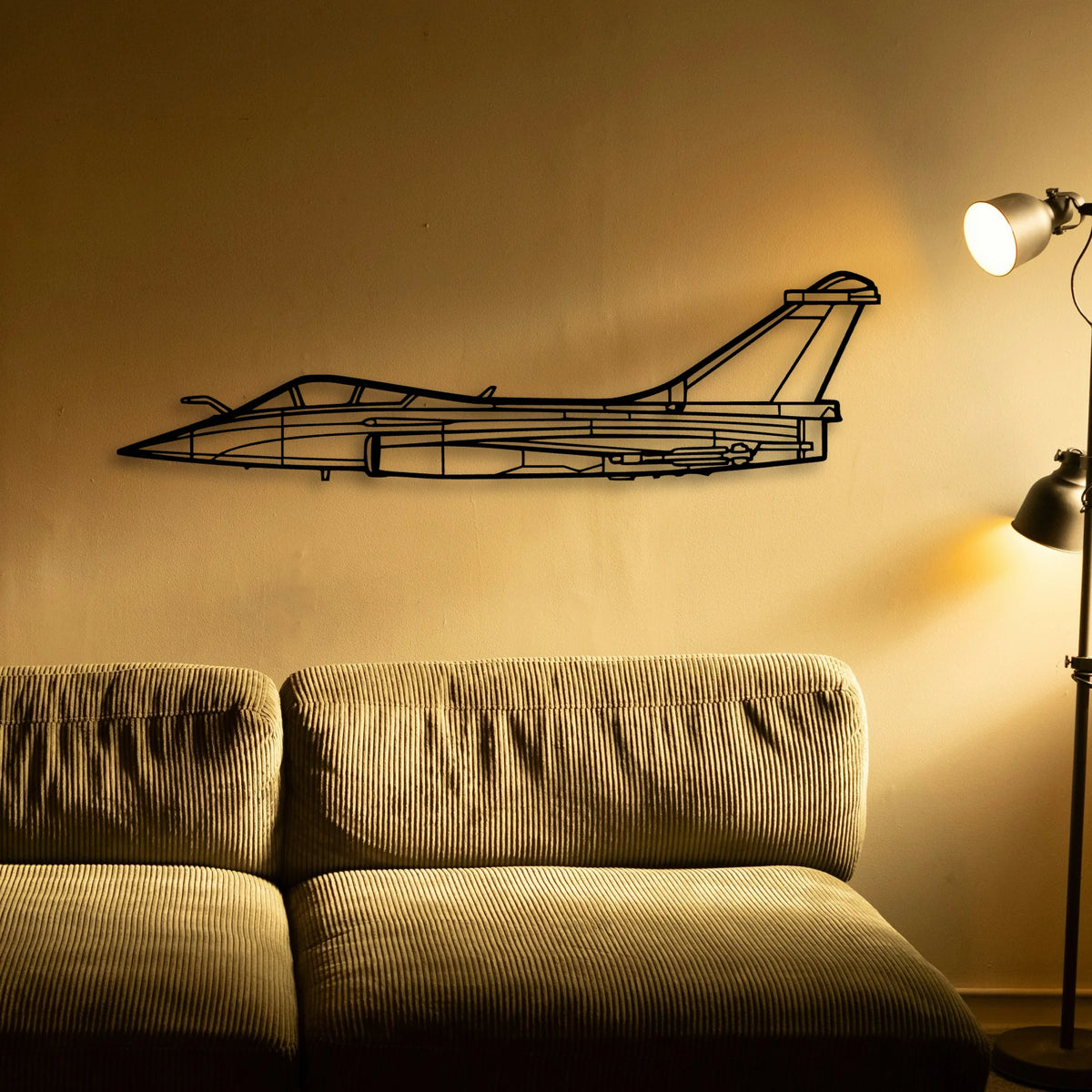 737 2 Classic Aircraft Silhouette Metal Wall Art - Tinvibe
