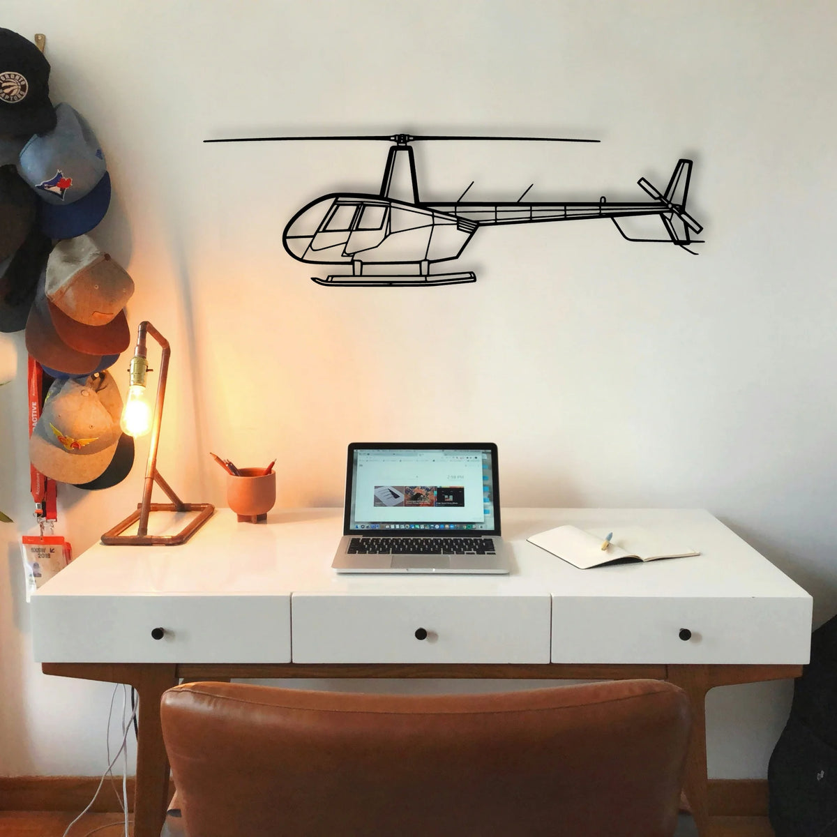 747 200B Classic Aircraft Silhouette Metal Wall Art - Tinvibe
