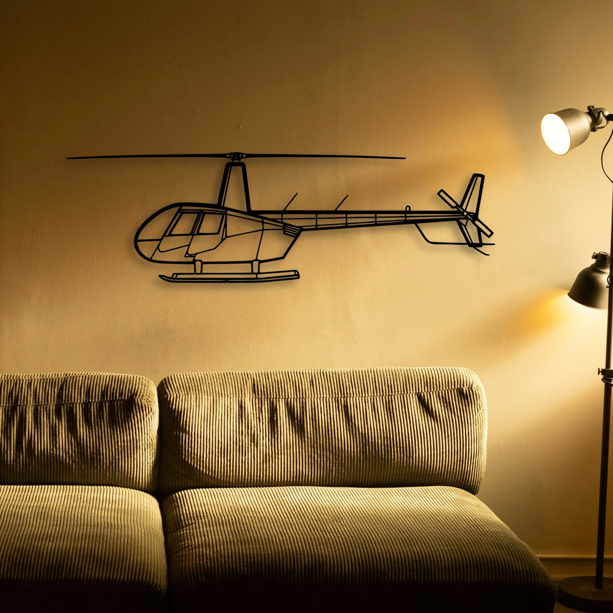 747 200B Classic Aircraft Silhouette Metal Wall Art - Tinvibe