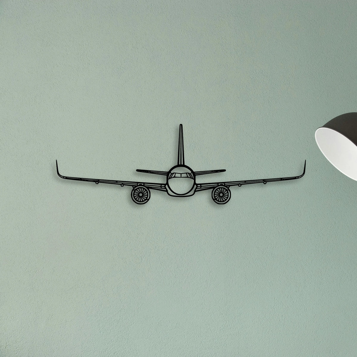 747 400F 2 Classic Aircraft Silhouette Metal Wall Art - Tinvibe
