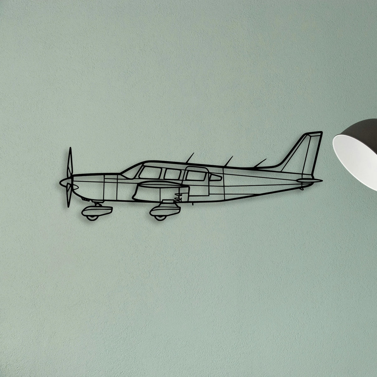 747 400F 4 Classic Aircraft Silhouette Metal Wall Art - Tinvibe
