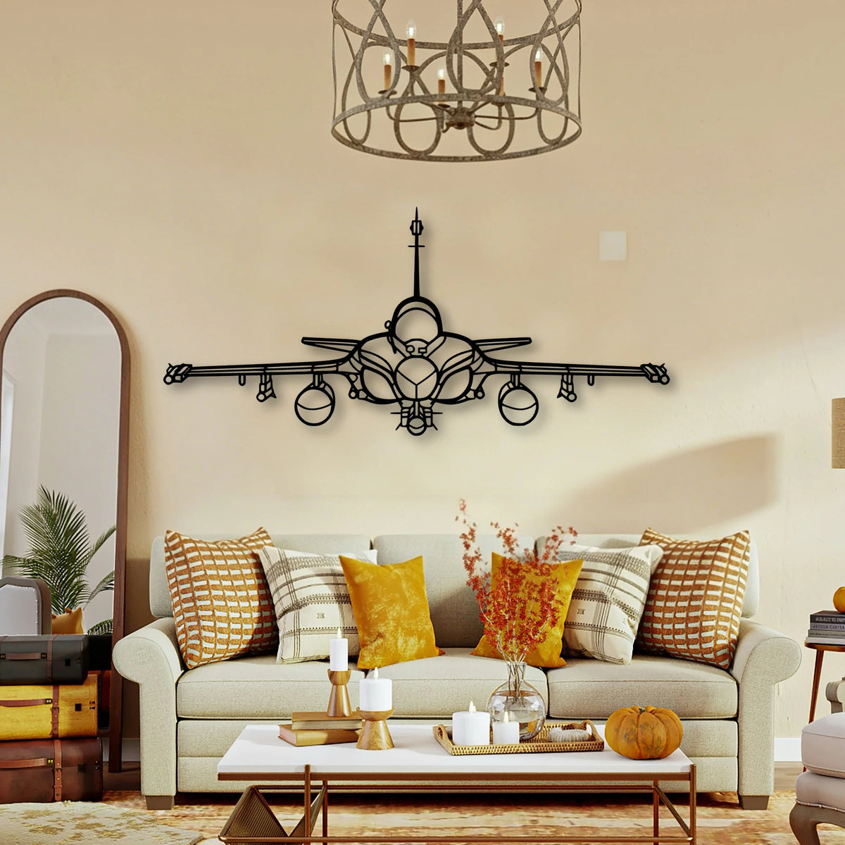 757 200 3 Classic Aircraft Silhouette Metal Wall Art - Tinvibe