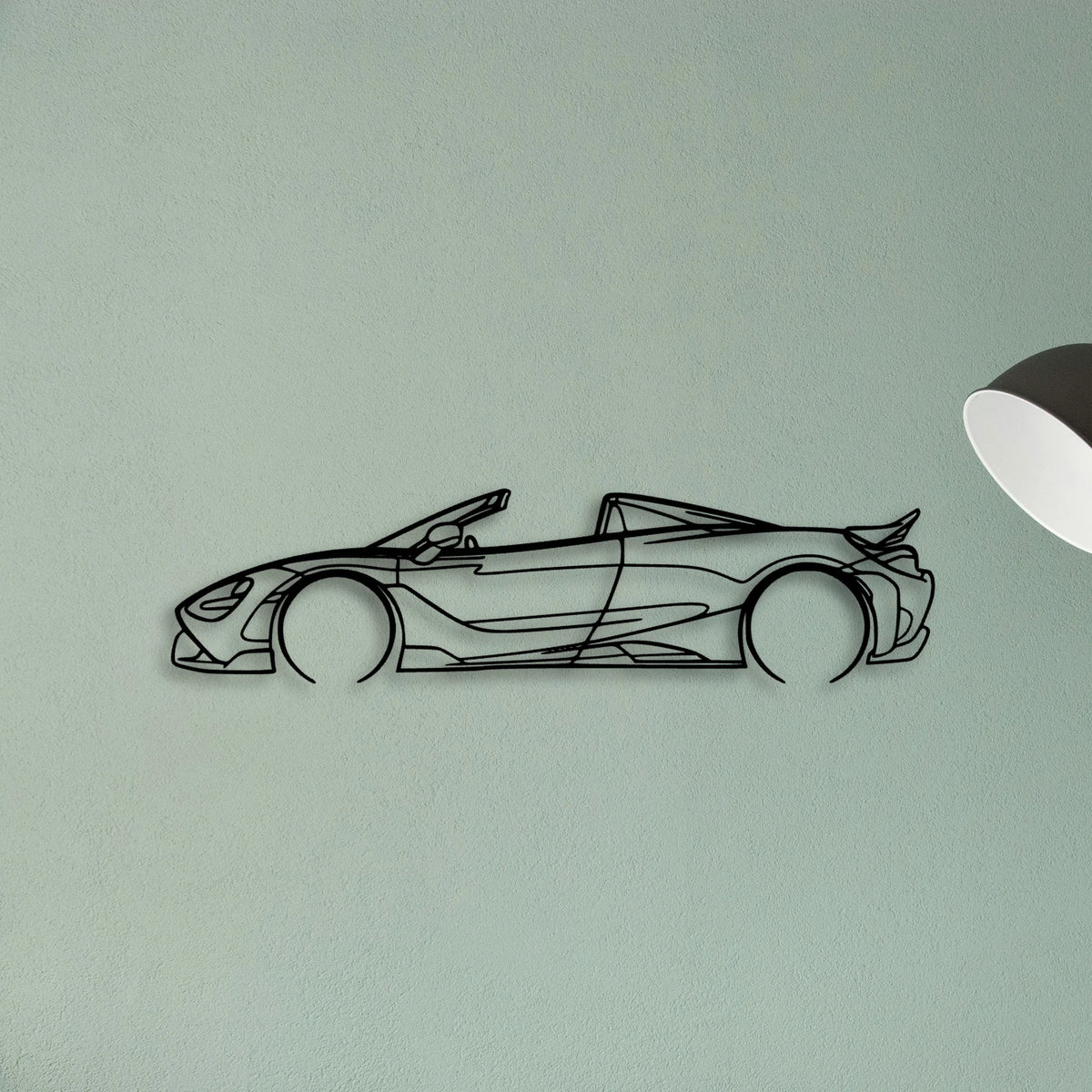 765 LT 2 Classic Silhouette Metal Wall Art - Tinvibe