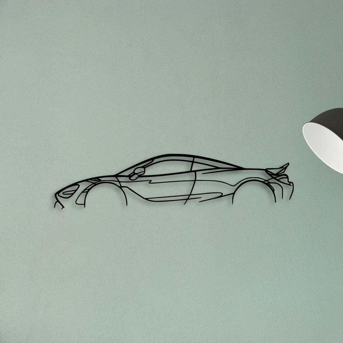 765 LT 3 Classic Silhouette Metal Wall Art - Tinvibe