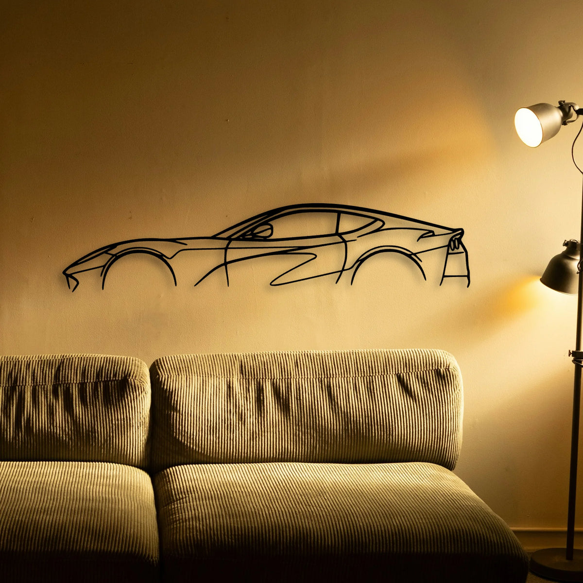 812 Superfast Classic Silhouette Metal Wall Art - Tinvibe