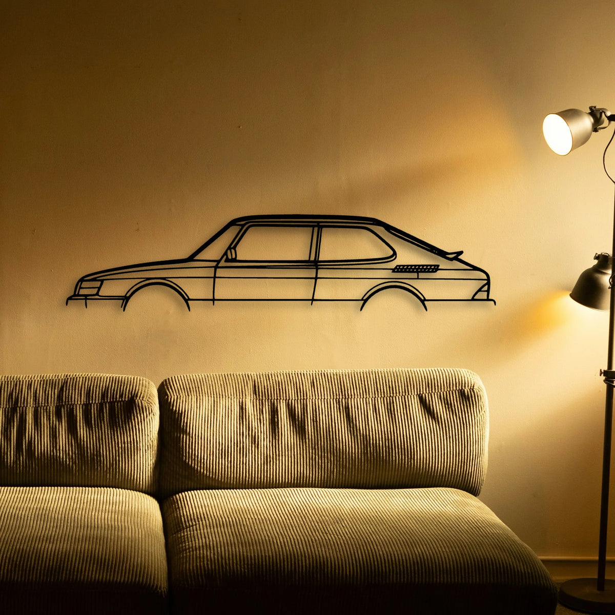 900 1993 Classic Silhouette Metal Wall Art - Tinvibe