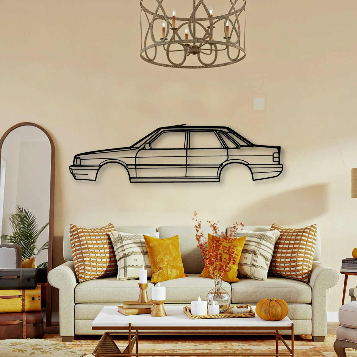 90 TYP 85 1986 Classic Silhouette Metal Wall Art - Tinvibe