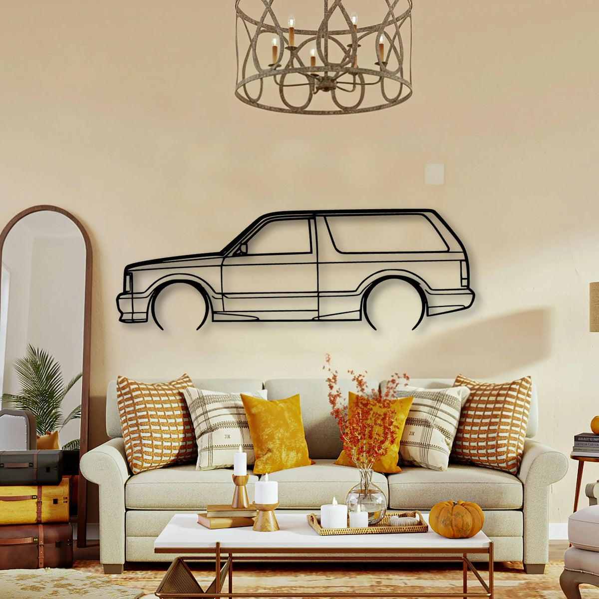 93 TYP 2 Classic Silhouette Metal Wall Art - Tinvibe