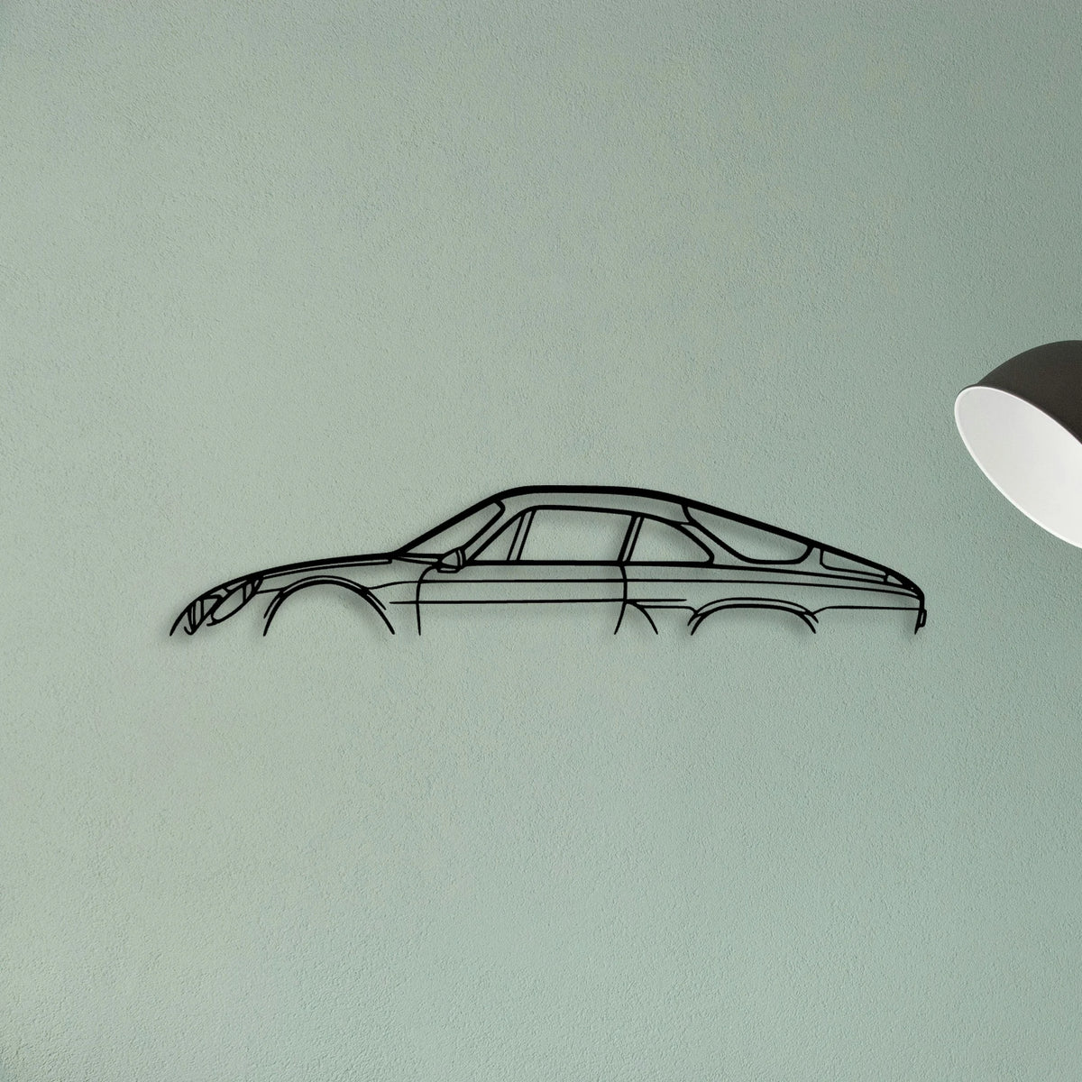 A110 1970 Classic Silhouette Metal Wall Art - Tinvibe