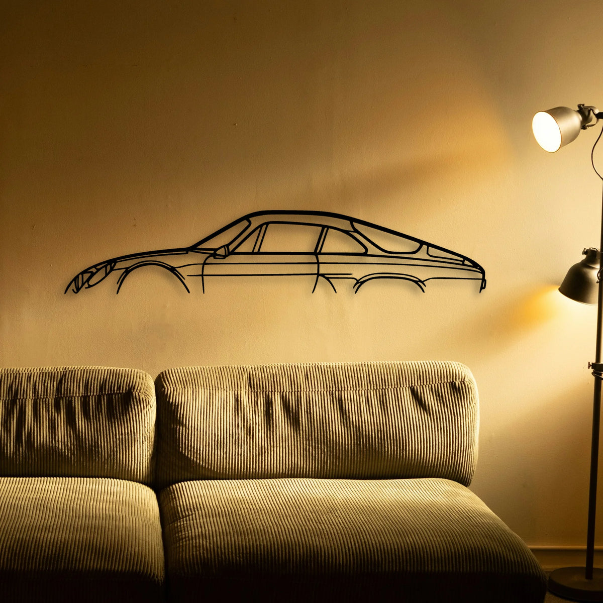 A110 1970 Classic Silhouette Metal Wall Art - Tinvibe