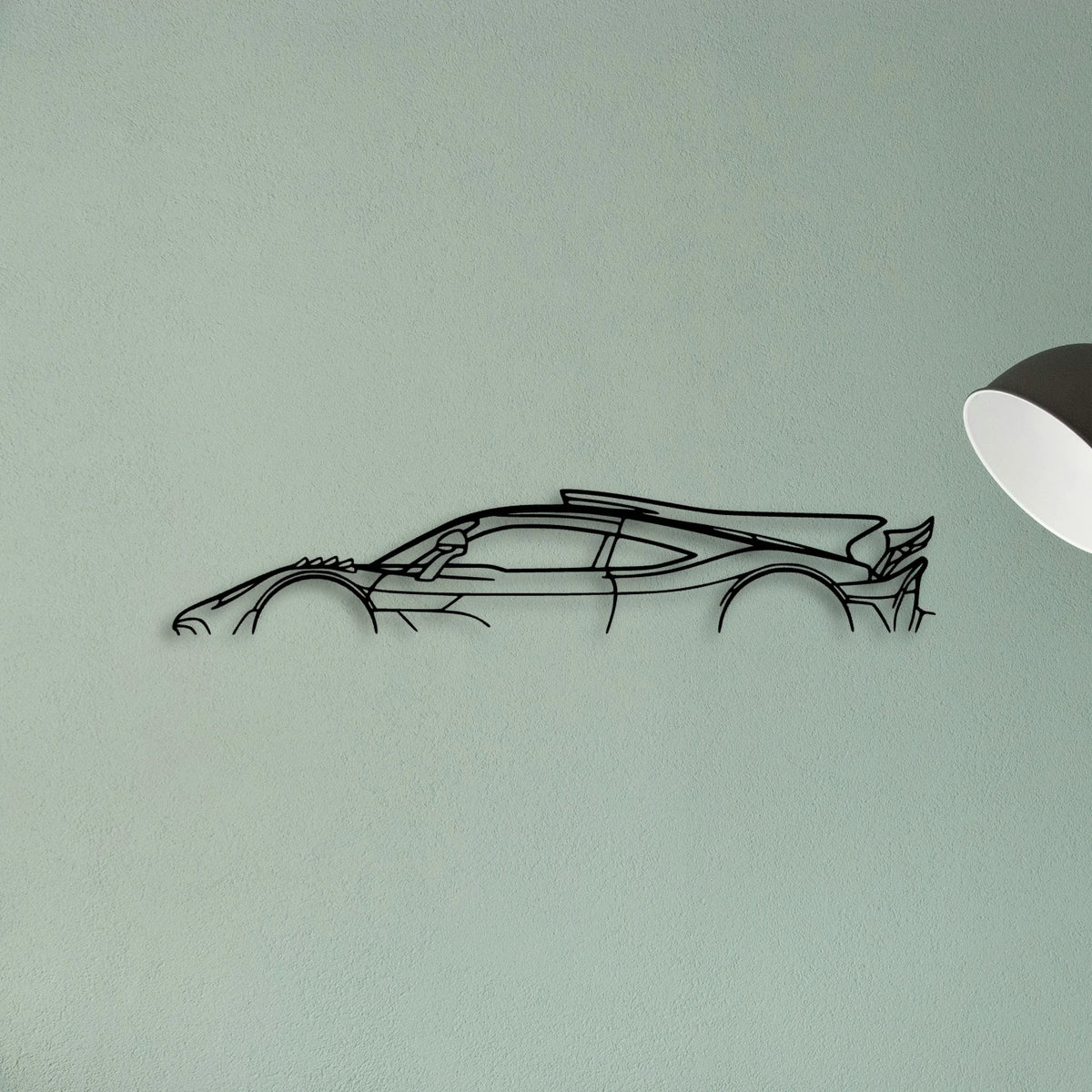AMG ONE Classic Silhouette Metal Wall Art - Tinvibe