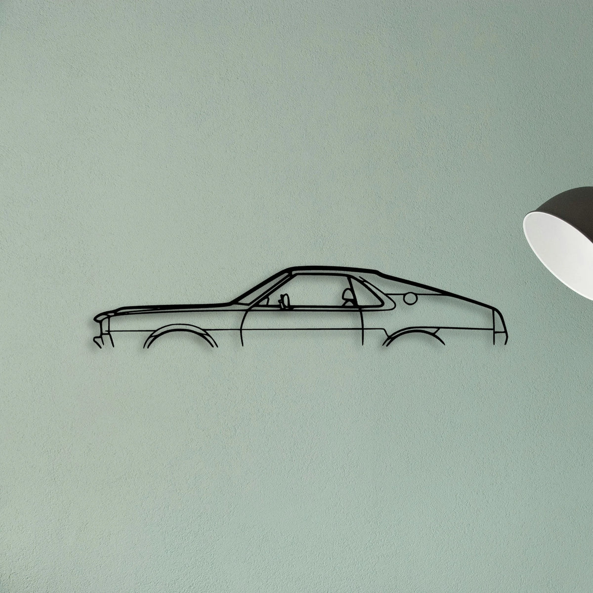 AMX 1970 Classic Silhouette Metal Wall Art - Tinvibe