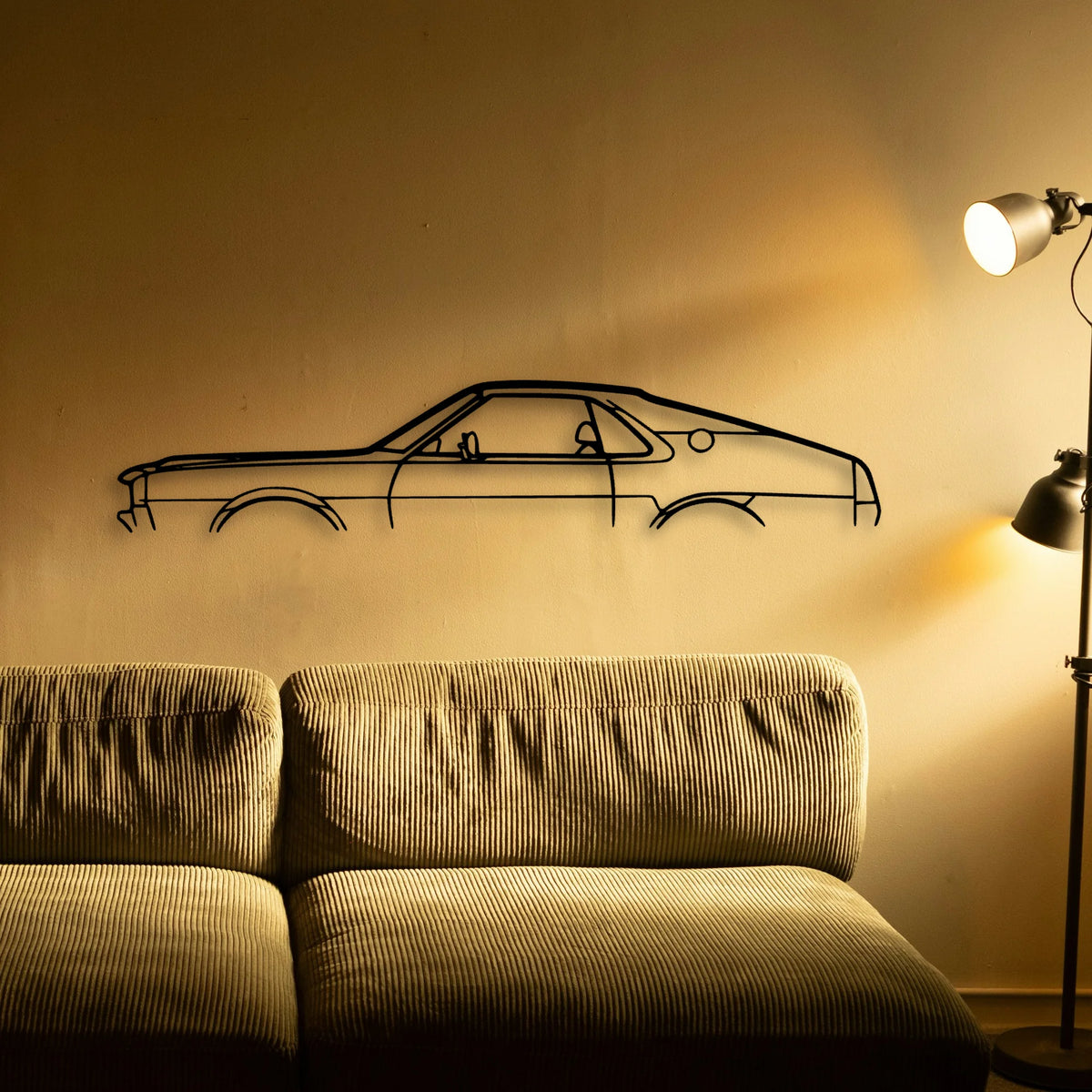 AMX 1970 Classic Silhouette Metal Wall Art - Tinvibe