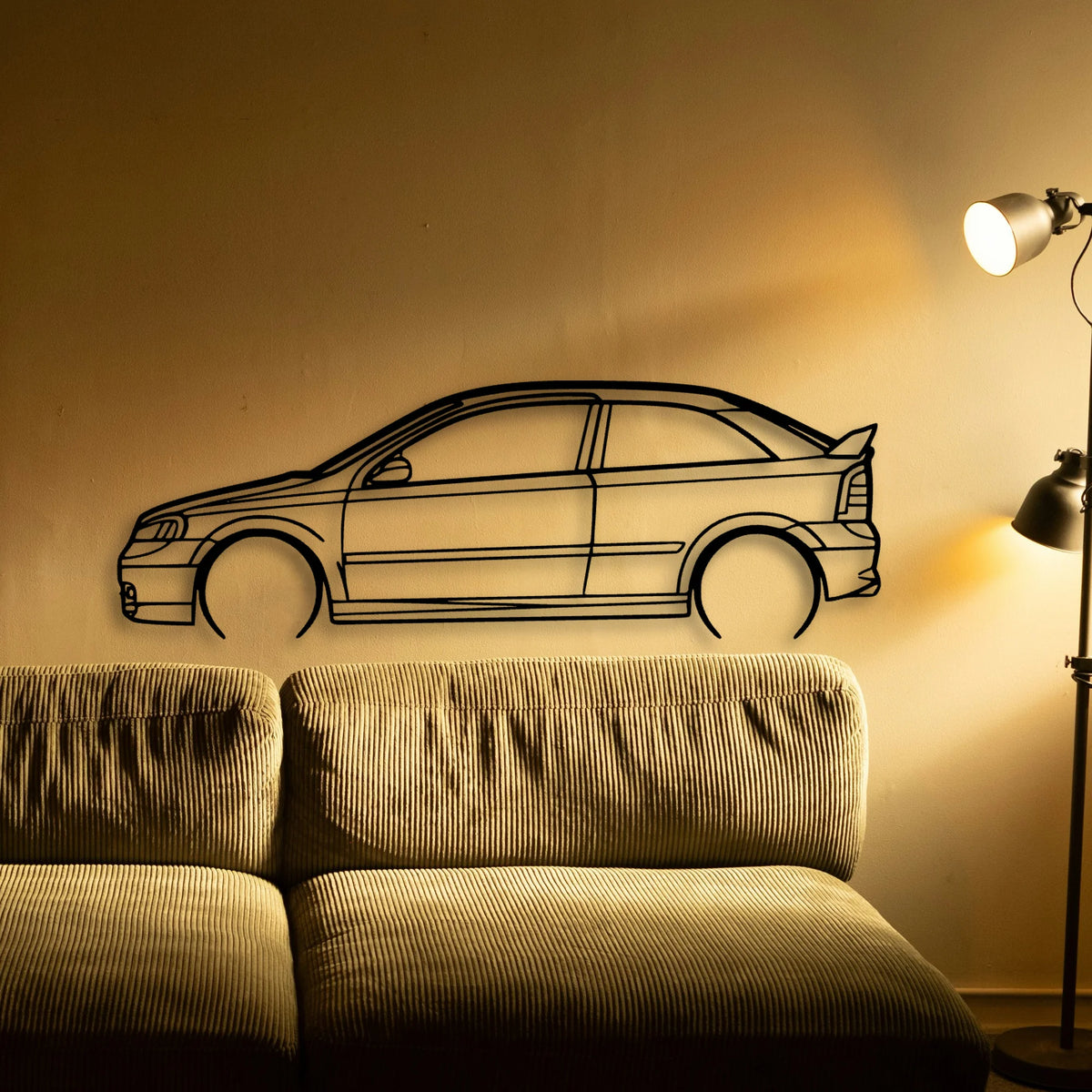 Astra 2000 Classic Silhouette Metal Wall Art - Tinvibe