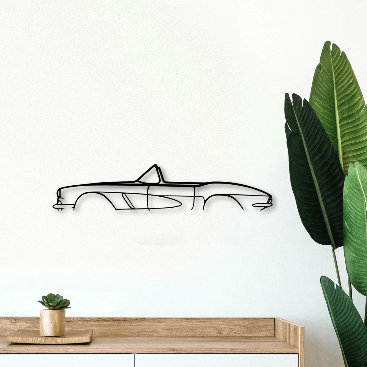 C1 1962 Classic Silhouette Metal Wall Art - Tinvibe
