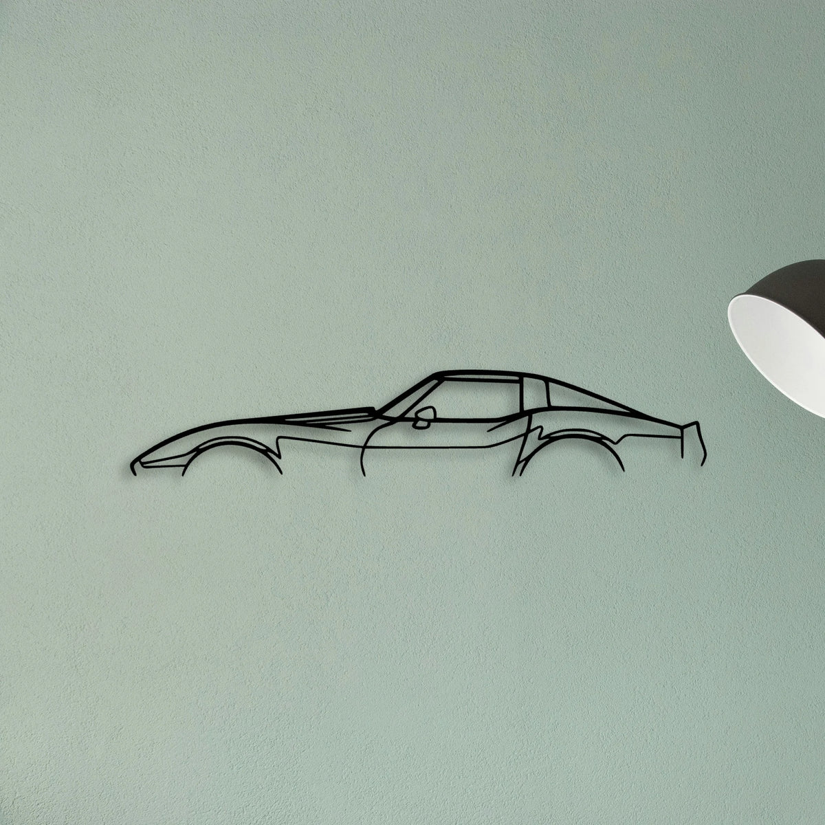 C3 1979 Classic Silhouette Metal Wall Art - Tinvibe