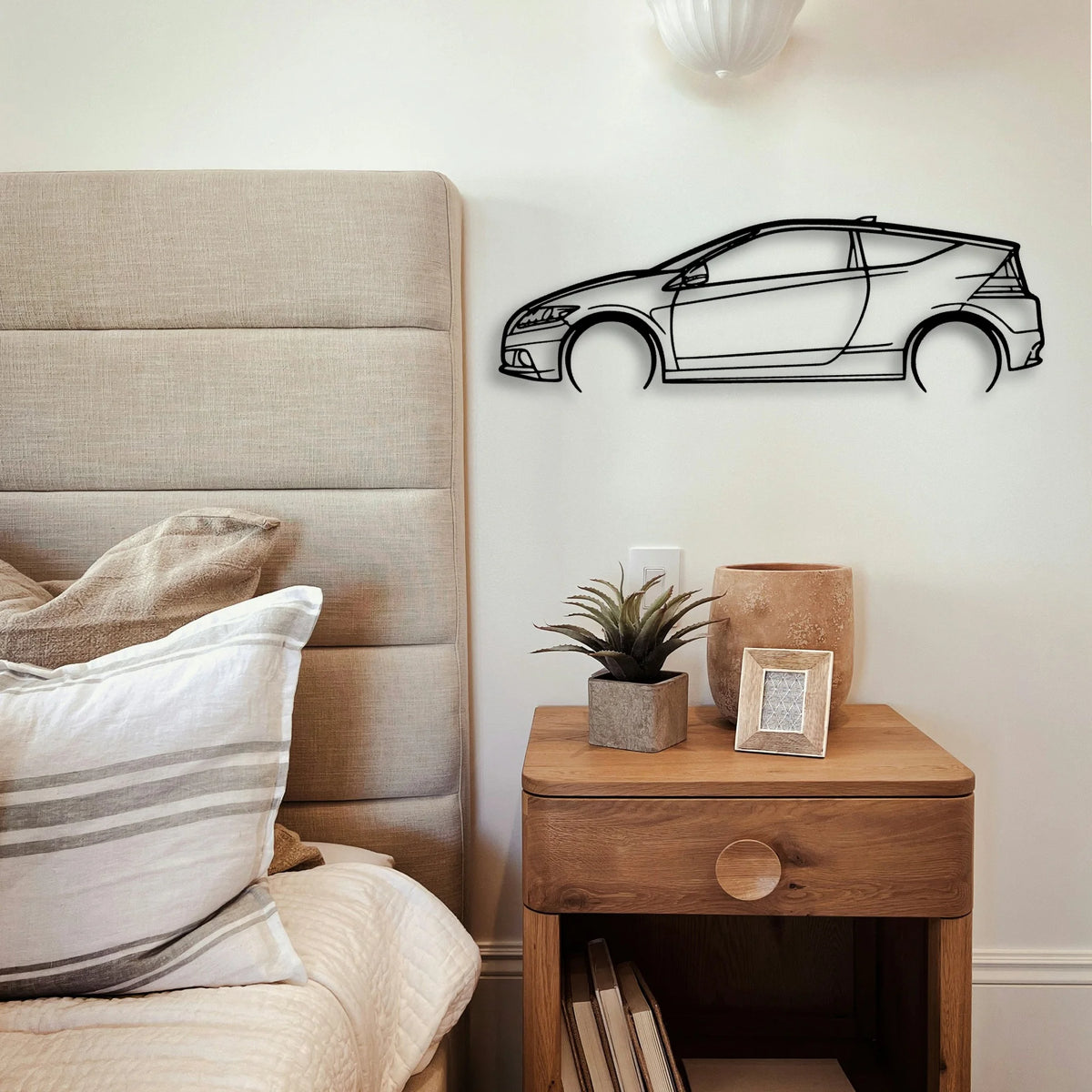 CR Z 2014 Classic Silhouette Metal Wall Art - Tinvibe