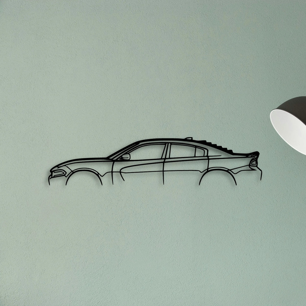 Charger LD Classic Silhouette Metal Wall Art - Tinvibe