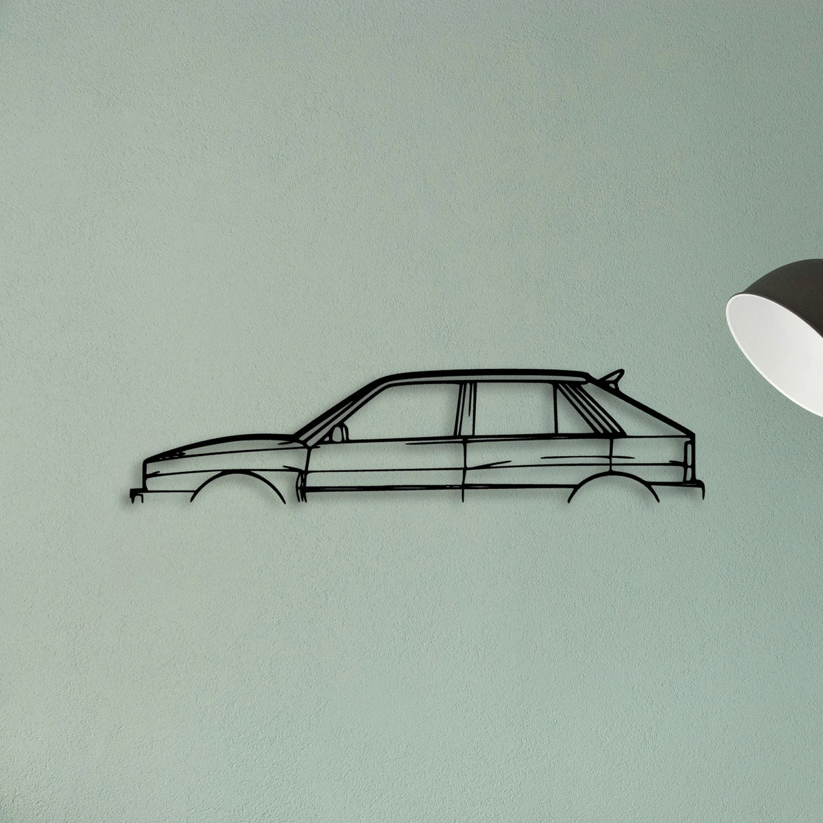 Delta 1992 Classic Silhouette Metal Wall Art - Tinvibe