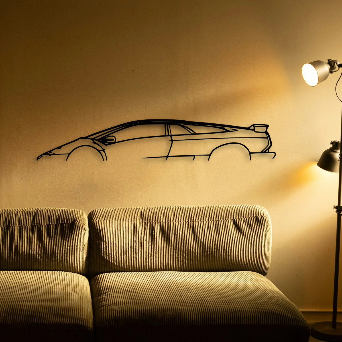 Diablo VT 2001 Classic Silhouette Metal Wall Art - Tinvibe