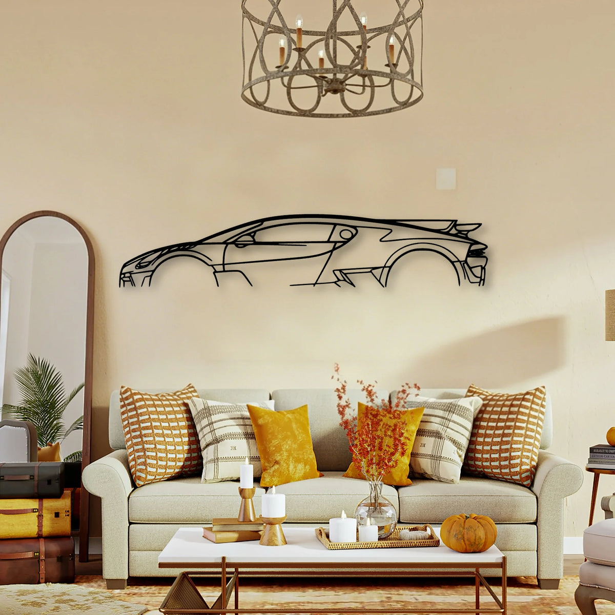 Divo Classic Silhouette Metal Wall Art - Tinvibe