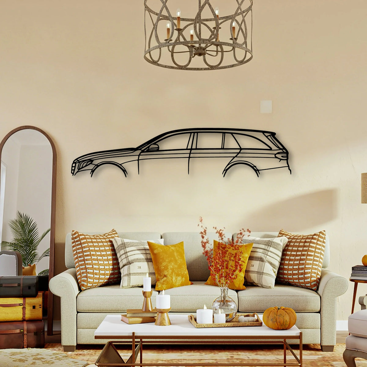 E400 T 2017 Classic Silhouette Metal Wall Art - Tinvibe