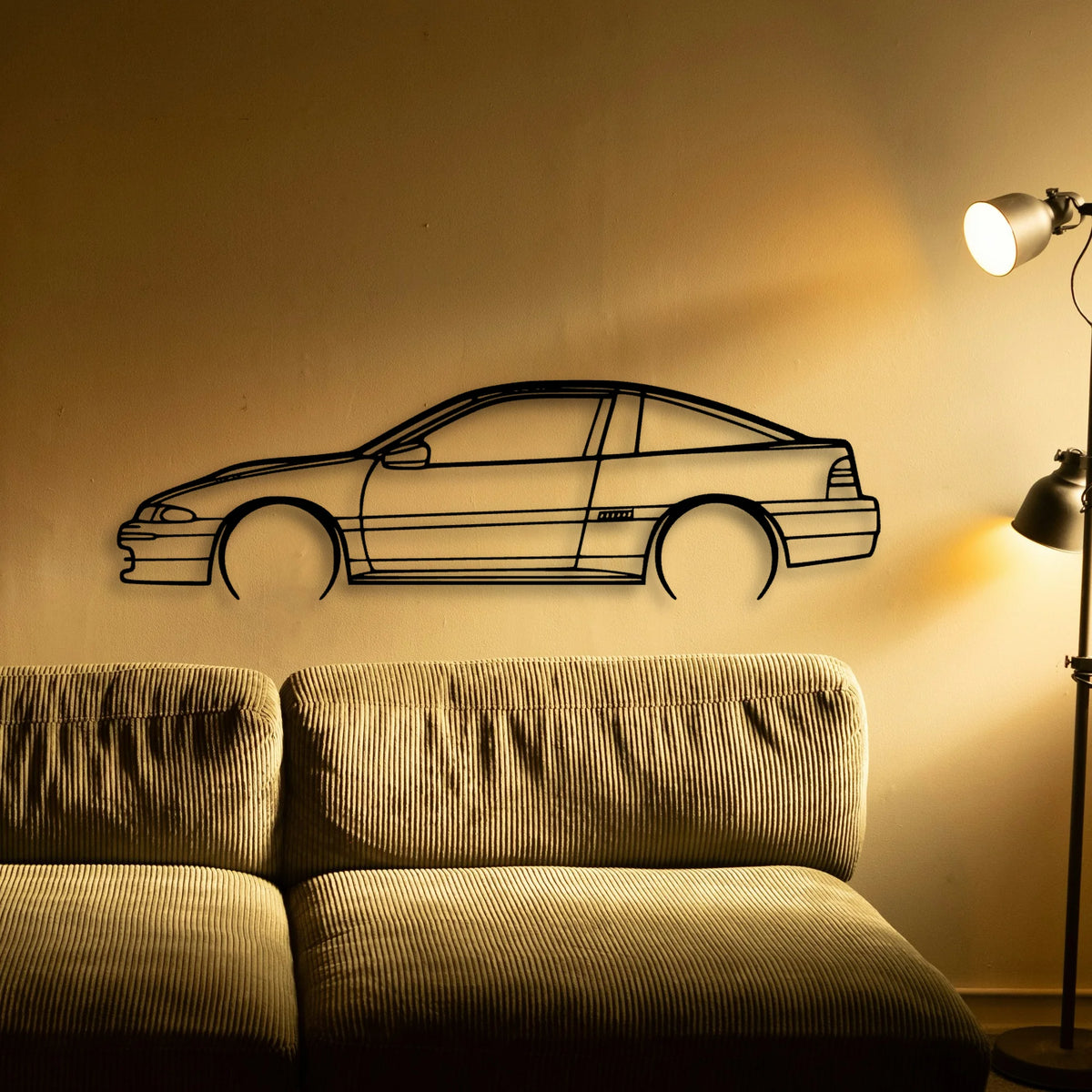 Eclipse GS 1992 Classic Silhouette Metal Wall Art - Tinvibe