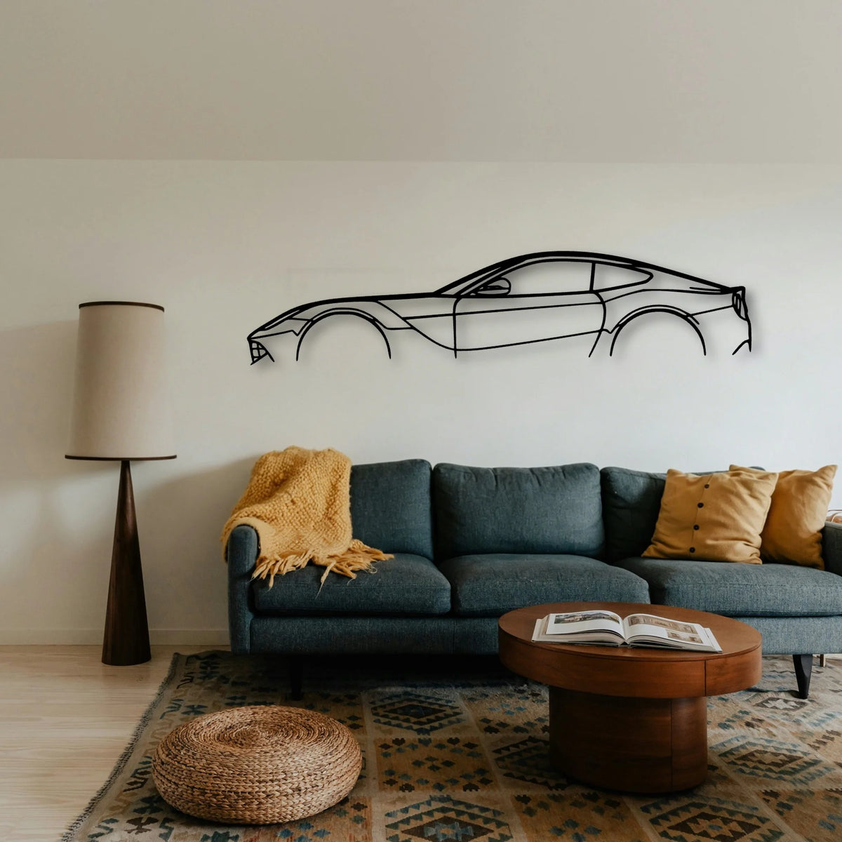 F12 Classic Silhouette Metal Wall Art - Tinvibe