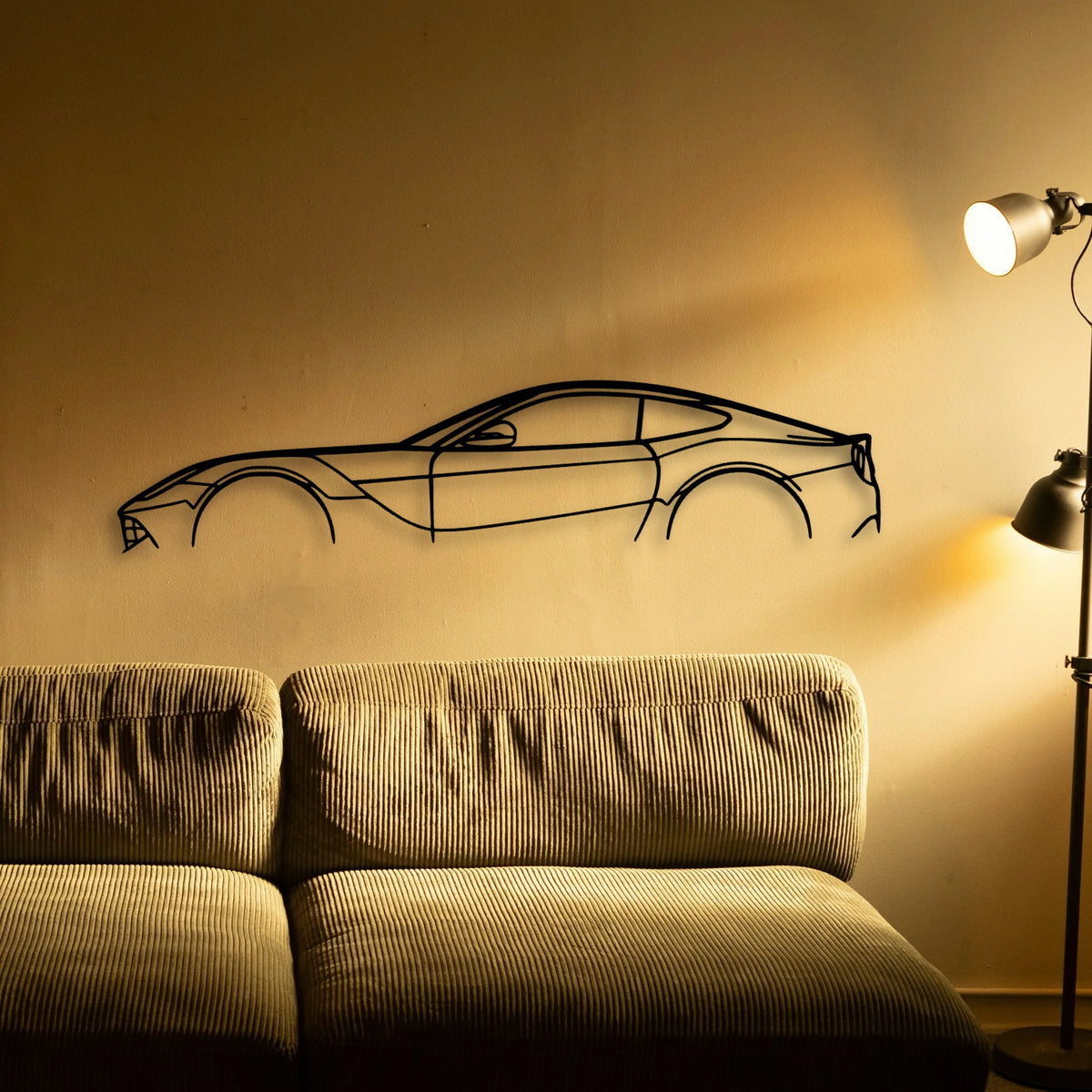 F12 Classic Silhouette Metal Wall Art - Tinvibe