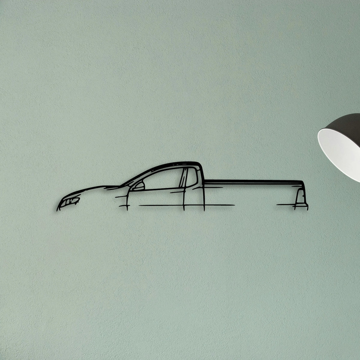 F6 Falcon UTE Classic Silhouette Metal Wall Art - Tinvibe