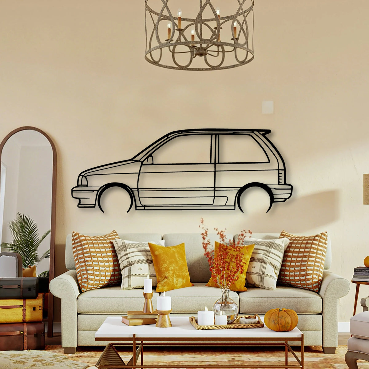 Festiva 1993 Classic Silhouette Metal Wall Art - Tinvibe